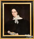 portrait of Jane Livingston (1804-1871) by Ammi Phillips, oil on canvas, sold Jan 2021