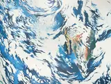 Earth Segment by Lowell Nesbitt, 1970, oil on canvas, sold May 2021