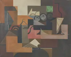 Still Life by Leonard Alberts, oil on canvas, sold May 2021