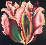 Artists Tulip by Lowell Nesbitt, 1982, oil on canvas, sold Jun 2021