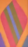 Untitled (Diamond) by Charles Pollock, 1968, oil on canvas, sold Jun 2021