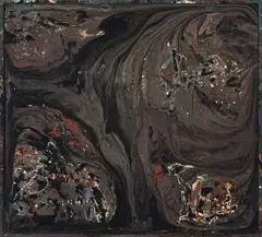 Matter Painting by Ralph Balson, c.1962, enamel on composition board, offered Aug 2007