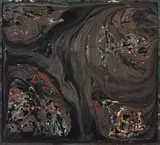 Matter Painting by Ralph Balson, c.1962, enamel on composition board, offered Aug 2007
