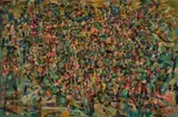 Non-Objective Painting by Ralph Balson, 1956, oil on composition board, sold Aug 2007
