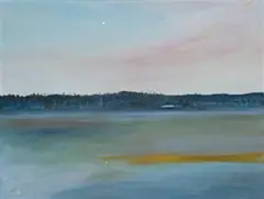 Bundanon Iii by Arthur Boyd, 1985, oil on canvas, sold Aug 2007