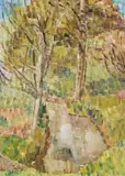 The Brook by Grace Cossington Smith, 1950, oil on canvas on board, sold Aug 2007
