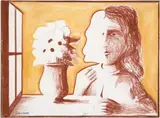 Seated Woman by Charles Blackman, pastel on paper, sold Aug 2007