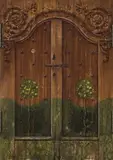 Door by Elisabeth Kruger, 1991, diptych oil on panel (2), sold Aug 2007