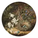 Fallen Birds’ Nest by William Dexter, oil on board, sold Aug 2007