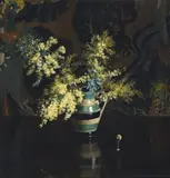 Flowers In A Pot by Dora Wilson, oil on canvas, offered Aug 2007