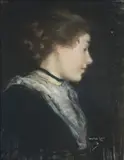 Angelique by Janet Agnes Cumbrae Stewart, 1913, pastel on paper, sold Aug 2007