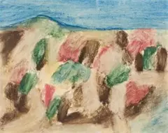 Dimboola by Sidney Nolan, 1942, pastel on paper, sold Aug 2007