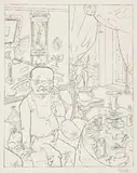 The Consistent Pacifist by George Grosz, 1922-23, Edition: edition of 3, offered Aug 2007