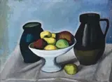 Bowl Of Fruits by Desiderius Orban, 1907-08, oil on canvas, sold Aug 2007