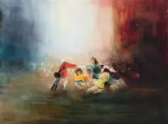 Oranges And Lemons by David Boyd, 1968, oil and sfumato on composition board, sold Aug 2007
