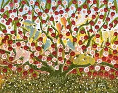 Spring by Henri Bastin, 1975, oil on board, sold Aug 2007