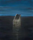Becalmed by Tim Maguire, 1985, oil on composition board, sold Aug 2007