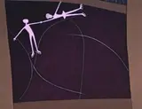 Up In The Air (Small Version) by John Brack, 1973, oil on canvas, sold Nov 2007