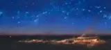 The Night Sky by Tim Storrier, 1993, oil on canvas, sold Nov 2007