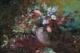 Bowl Of Flowers by Frederick McCubbin, c.1908, oil on canvas, sold Nov 2007