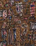 The Blow by David Larwill, 2000, oil on canvas, offered Nov 2007