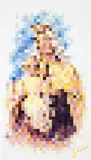 Mother And Child by Matthijs Gerber, 1992, oil on canvas, sold Nov 2007