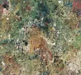 Matter Painting by Ralph Balson, 1960, enamel on composition board, sold Nov 2007