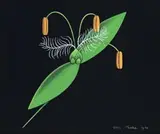 Flower by Eric Anchor Thake, 1963, gouache on board, sold Nov 2007