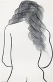Nude by Charles Blackman, charcoal on paper, offered Nov 2007