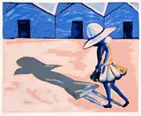 The Shadow (From The Schoolgirls Suite) by Charles Blackman, colour screenprint, offered Nov 2007