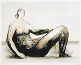 Reclining Woman Iv by Henry Moore, 1980-81, lithograph, sold Nov 2007