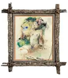 Seated Balinese Girl by Antonio Blanco, mixed media on paper, offered Nov 2007