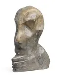 Head And Shoulders by Danila Vassilieff, 1947, Lilydale marble and rhinestones, sold Apr 2008