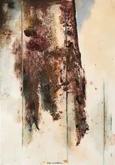 Sapling Forest by Fred Williams, 1962, oil on composition board, sold Apr 2008