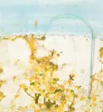 Wattles And Rainbow by John Olsen, 1996, watercolour and mixed media on paper, sold Apr 2008