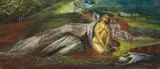 Seated Native Woman, New Guinea by William Dobell, c.1950, oil on panel, sold Apr 2008