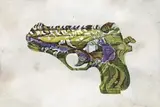 Godless by eX de Medici, 2002, watercolour and gouache on vellum, sold Apr 2008