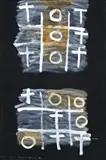 Noughts And Crosses 7, (The First Set) by Colin McCahon, 1976, acrylic on Steinbach paper mounted on board, offered Apr 2008