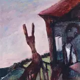 Morning Light (From The D.H. Lawrence Series) by Garry Shead, 1992, oil on composition board, sold Apr 2008