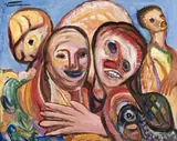 Swan Hill by Danila Vassilieff, c.1955, oil on canvas, offered Apr 2008