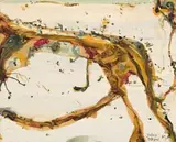 River Landscape by John Olsen, 2003, oil on board, offered Apr 2008