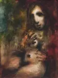 Nude by David Boyd, 1968, oil and sfumato on composition board, sold Apr 2008
