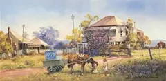 Home Delivery by d’Arcy Doyle, oil on canvas on board, sold Apr 2008