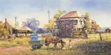 Home Delivery by d’Arcy Doyle, oil on canvas on board, sold Apr 2008