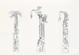 Untitled by Robert Klippel, 1983, collage, pen and ink on paper, offered Apr 2008