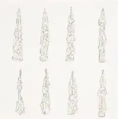 Untitled by Robert Klippel, 1986, pencil and watercolour on paper, offered Apr 2008