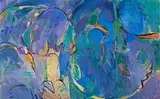 The Enchanted Parrot by Yvonne Audette, 1987, oil on composition board, sold Apr 2008