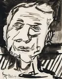 The Accepted Life Of Birds by Joy Hester, c.1945, ink on paper, offered Apr 2008