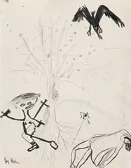 Dream by Joy Hester, c.1943-44, ink and pencil on paper, offered Apr 2008