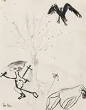 Dream by Joy Hester, c.1943-44, ink and pencil on paper, offered Apr 2008